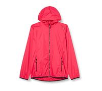 CMP - Kid G Jacket Rain Fix Hood, Strawberry, 110