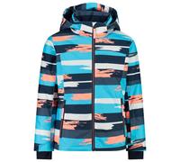 CMP - Kid Girl Jacket Snaps Hood Topazio Bianco Lotus - 140 - Ski Jacket