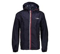 CMP - Kid Jacket Rain Fix Hood, Navy, 164