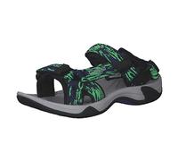 CMP Kids Hamal Hiking Sandal Sport, B Blue Verde Fluo, 2.5 UK