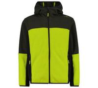CMP - Kid's Jacket Fix Hood Jacquard Knitted - Fleece jacket size 116, green