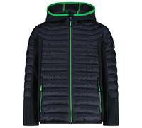 CMP - Kid's Jacket Hybrid Fix Hood 35Z3214 - Hybrid jacket size 128, blue