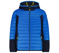 CMP - Kid's Jacket Hybrid Fix Hood 35Z3214 - Hybrid jacket size 140, blue