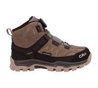 CMP - Kid's Kiruna Mid Fitgo Fleece WP - Winter boots size 5, brown/black