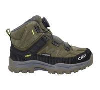 CMP - Kid's Kiruna Mid Fitgo Trekking Shoes WP - Walking boots size 3, olive