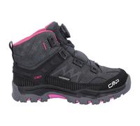 CMP - Kid's Kiruna Mid Fitgo Trekking Shoes WP - Walking boots size 7, black