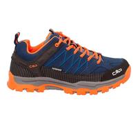 CMP Kids Rigel Low Trekking Shoes Wp, B. Blue-Arancio UK 12