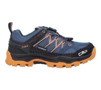 CMP Kids Rigel Low Trekking Shoes Wp, Bluesteel-Flame, EU 35, 3 UK
