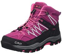 CMP Kids Rigel Mid Trekking Shoe Wp, Walking Shoe, Berry-Pink Fluo,