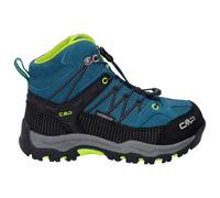 CMP Kids Rigel MID Trekking Shoes WP, Deep Lake-Acid, 10 UK