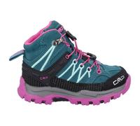 CMP Kids Rigel Mid WP - Walking shoes - Kid's Lake / Pink Fluo 36