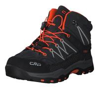 CMP Kids Rigel MID Trekking Shoes WP, Anthracite Flash Orange 1, 3 UK