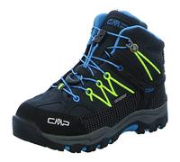 CMP Kids Rigel MID Trekking Shoes WP, Anthracite-Yellow Fluo, 2 UK