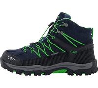 CMP Kids Rigel Mid Trekking Shoes Wp, B.Blue-Gecko UK 4