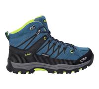 CMP Kids Rigel MID Trekking Shoes WP, Deep Lake-Acid, 1 UK