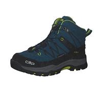 CMP Kids Rigel MID Trekking Shoes WP, Deep Lake Acid, 4 UK