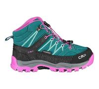 CMP Kids Rigel MID Trekking Shoes WP, Lake Pink Fluo, 6.5 UK