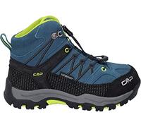 CMP Kids Rigel Mid Trekking Wp Walking Shoe, Deep Lake-Acido, 37 EU, Deep Lake Acido, 4 UK