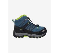 CMP Kids Rigel Mid WaterProof Boots Blue Black Fluorescent Green Kids - 33