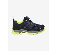 CMP Kiruna FitGo Trekking Waterproof navy blue neon yellow children's shoes. - 35