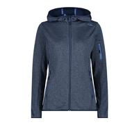 CMP - Knit-Tech Women's Jacket with Fixed Hood, Blue-Provence, 40