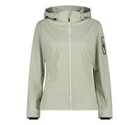 CMP - Women's Light Softshell Jacket Zip Hood - Softshell jacket size 36, grey/sand