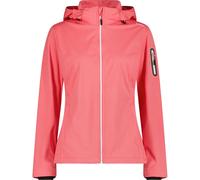 CMP - Women's Light Softshell Jacket Zip Hood - Softshell jacket size 36, pink/red