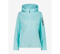 CMP Light Softshell Hooded Jacket Sky Blue Women - XXS