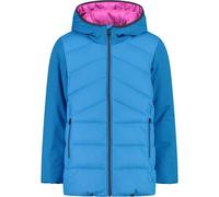 Girl's long hooded jacket CMP Bleu 12 ans