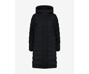 CMP Long Padded Down Hooded Jacket Black Women - XL