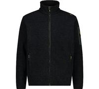 CMP - Man Jacket, Black-Oil Green, 58