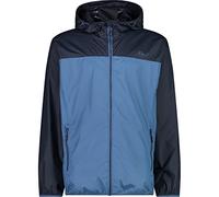CMP - Man Jacket Rain Fix Hood, Dusty Blue, 54