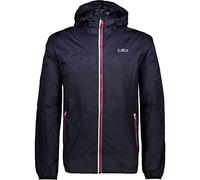 CMP - Man Jacket Rain Fix Hood, Navy, XL