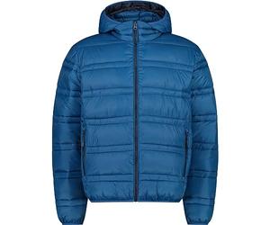 CMP - Man Jacket Snaps Hood, Petrol, 50