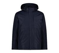 CMP Man Jacket Zip Detachable Hood, Black Blue, 54