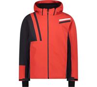 CMP Man Jacket Zip Hood - Men - Black / Red - size S- model 2024 S