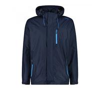 CMP - Man Jacket Zip Hood With Ventilation, Black Blue, 54