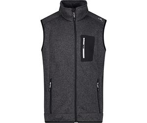 CMP - Man Vest, Black-Glacier, 58