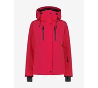 CMP Mechanical Stretch Hooded Ski Jacket Strawberry Red Women - M