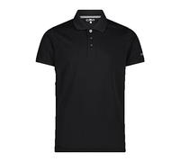 CMP Men's Polo Nero-Cemento UK M