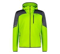 CMP Men's Giacca Da Uomo in Pile Grid Tech Con Cappuccio Fisso Jacket