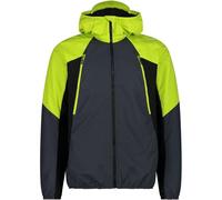 CMP - Men's Hybrid Jacket with Fixed Hood, Titanium, 54