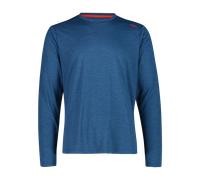 CMP Mens Men’s Long-Sleeved T-Shirt Ocean/Tango - Blue - Size X-Small