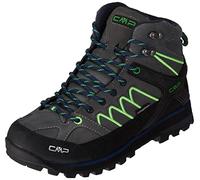 CMP Men's Moon MID Trekking Shoes WP, Grey-Green Fluo, 8 UK