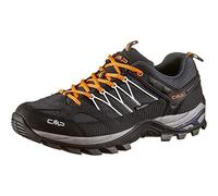 CMP Men's Rigel Low Trekking Shoes WP, Anthracite Flash Orange, 8 UK