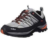 CMP Men's Rigel Low Trekking Shoes WP, Cement Black, 10.5 UK
