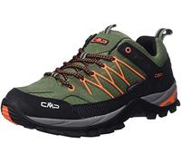 CMP Men's Rigel Low Trekking Shoes WP, Peat Flash Orange, 10.5 UK