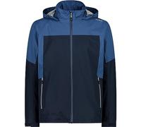 CMP Men's Ripstop Jacket with Removable Hood Black Blue