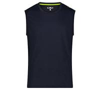 CMP Men's Sleeveless T-Shirt Blue- Lime Green UK 2XL