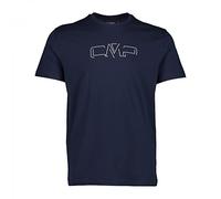 CMP Men's T-Shirt Blue-Bianco UK 2XL